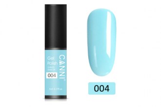 Canni 004 Gel polish, Cyan Light (5ml)