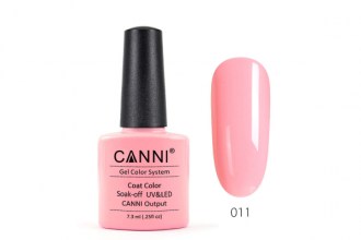 Canni 011 Gel polish, Solid Light Pink (7,3ml)