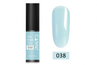 Canni 038 Gel polish, Light Blue Grey (5ml)