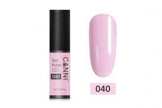 Canni 040 Gel polish, Soft Pink (5ml)