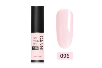 Canni 096 Gel polish, Pink Transparent Jelly (5ml)