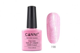 Canni 198 Gel polish, Light Pink Pearl (7,3ml)
