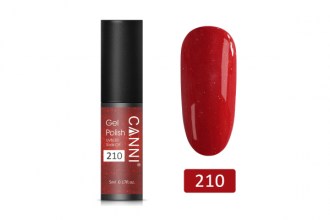 Canni 210 Gel polish, Blood Red with Brilliance (5ml)