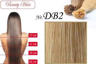 BeautyHair, Keratin Bond Hair Extension, Nr.DB2, 41 cm, Straight