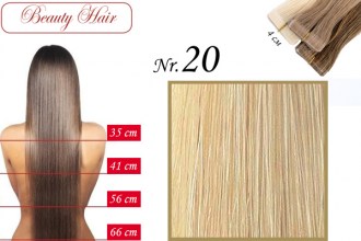 BeautyHair, Tape Extension, Nr.20, 56 cm, Straight