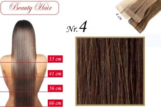 BeautyHair, Tape Extension, Nr.4, 41 cm, Straight