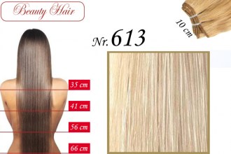 BeautyHair, Weft hair Extension, Nr.613, 41 cm, Staight