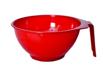 Bowl For Hair Dyeing Red