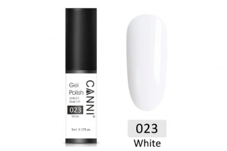 Canni 023 Gel polish, White Classic Pure (5ml)