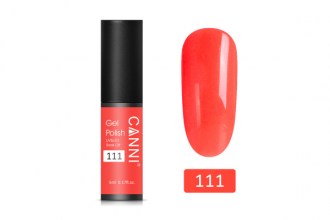 Canni 111 Gel polish, Electric Coral (5ml)