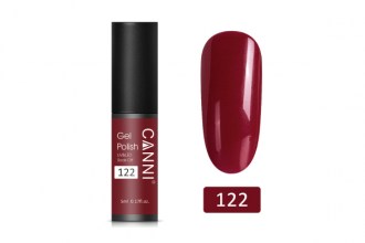 Canni 122 Gel polish, Burgundy (5ml)