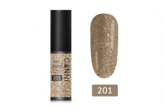Canni 201 Gel polish, Mocha Pearl (5ml)