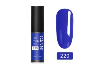 Canni 229 Gel polish, Bright Deep Blue (5ml)