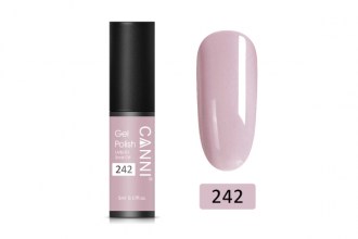 Canni 242 Gel polish, Pale Pinkish (5ml)
