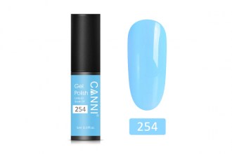 Canni 254 Gel polish, Water Blue (5ml)