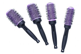 Hair Brush, Violet, d40mm