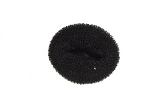 Hair Bun Black Small,  d-60mm