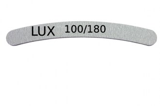 Nail File, LUX, Banana, shaped, Zebra, 100/180