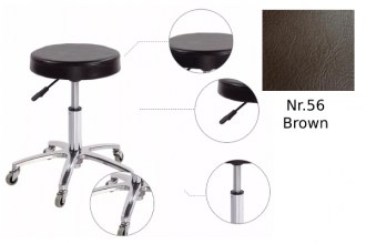 Salon Stool, 9260 (color:56, brown)